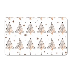 Christmas tree - pattern Magnet (Rectangular)