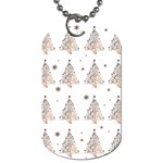 Christmas tree - pattern Dog Tag (Two Sides) Front