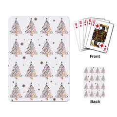 Christmas tree - pattern Playing Card