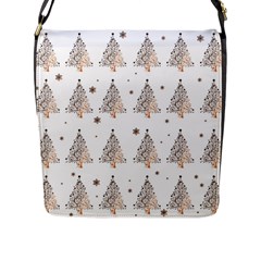 Christmas tree - pattern Flap Messenger Bag (L) 