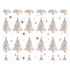 Christmas tree - pattern Double Sided Flano Blanket (Large) 