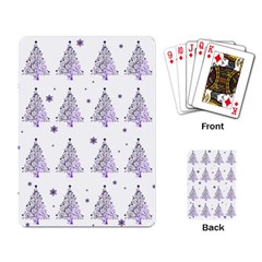 Christmas Tree - Pattern Playing Card by Valentinaart