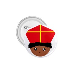 Cutieful Kids Art Funny Zwarte Piet Friend Of St  Nicholas Wearing His Miter 1 75  Buttons by yoursparklingshop