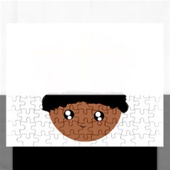 Cutieful Kids Art Funny Zwarte Piet Friend Of St  Nicholas Wearing His Miter Rectangular Jigsaw Puzzl by yoursparklingshop