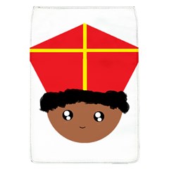 Cutieful Kids Art Funny Zwarte Piet Friend Of St  Nicholas Wearing His Miter Flap Covers (l)  by yoursparklingshop