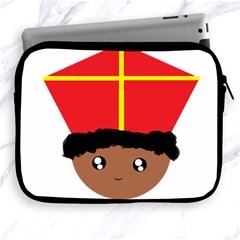 Cutieful Kids Art Funny Zwarte Piet Friend Of St  Nicholas Wearing His Miter Apple Ipad 2/3/4 Zipper Cases by yoursparklingshop