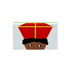 Cutieful Kids Art Funny Zwarte Piet Friend Of St  Nicholas Wearing His Miter Cosmetic Bag (xs)