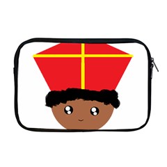 Cutieful Kids Art Funny Zwarte Piet Friend Of St  Nicholas Wearing His Miter Apple Macbook Pro 17  Zipper Case by yoursparklingshop