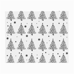 Christmas Tree - Pattern Small Glasses Cloth (2-side) by Valentinaart