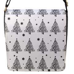 Christmas Tree - Pattern Flap Messenger Bag (s) by Valentinaart