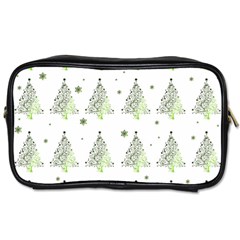 Christmas Tree - Pattern Toiletries Bags 2-side by Valentinaart