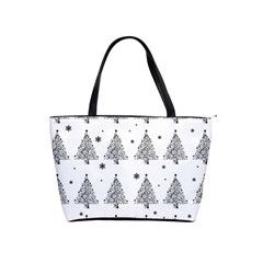 Christmas Tree - Pattern Shoulder Handbags by Valentinaart