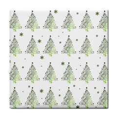 Christmas Tree - Pattern Tile Coasters by Valentinaart