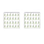 Christmas tree - pattern Cufflinks (Square) Front(Pair)