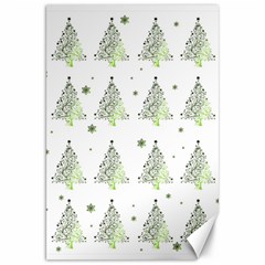 Christmas Tree - Pattern Canvas 20  X 30   by Valentinaart