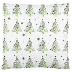 Christmas Tree - Pattern Large Cushion Case (two Sides) by Valentinaart