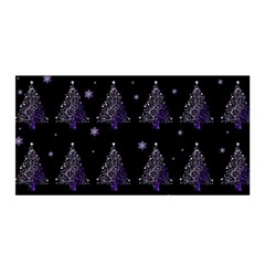 Christmas Tree - Pattern Satin Wrap by Valentinaart