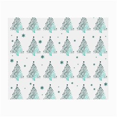 Christmas Tree - Pattern Small Glasses Cloth by Valentinaart