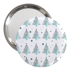 Christmas Tree - Pattern 3  Handbag Mirrors by Valentinaart