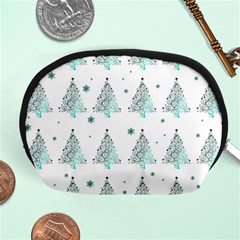 Christmas Tree - Pattern Accessory Pouches (medium)  by Valentinaart