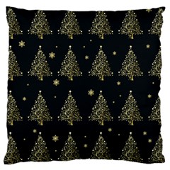 Christmas Tree - Pattern Large Cushion Case (two Sides) by Valentinaart