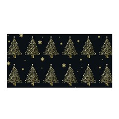 Christmas Tree - Pattern Satin Wrap by Valentinaart