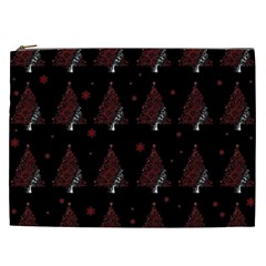 Christmas Tree - Pattern Cosmetic Bag (xxl)  by Valentinaart