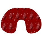 Christmas tree - pattern Travel Neck Pillows Front