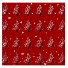 Christmas Tree - Pattern Large Satin Scarf (square) by Valentinaart