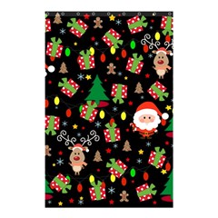 Santa And Rudolph Pattern Shower Curtain 48  X 72  (small)  by Valentinaart