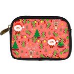 Santa and Rudolph pattern Digital Camera Cases Front