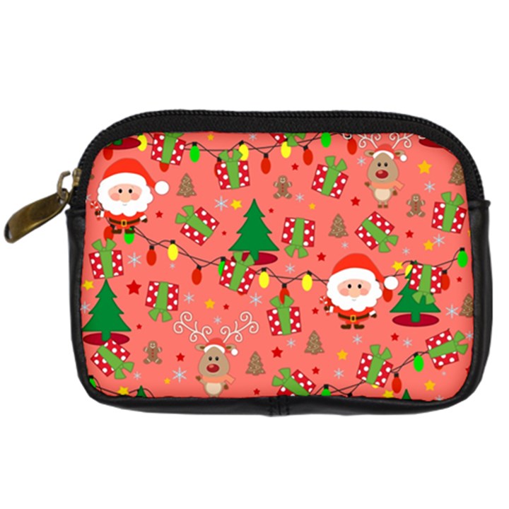 Santa and Rudolph pattern Digital Camera Cases