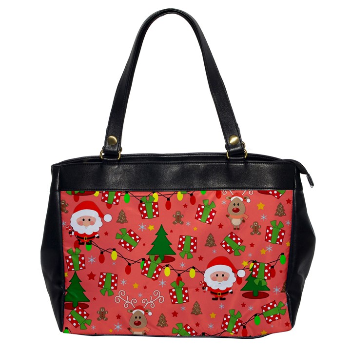 Santa and Rudolph pattern Office Handbags