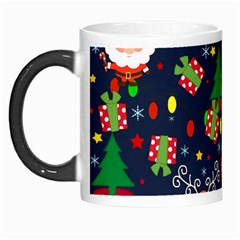 Santa And Rudolph Pattern Morph Mugs by Valentinaart