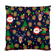 Santa And Rudolph Pattern Standard Cushion Case (one Side) by Valentinaart