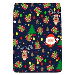 Santa And Rudolph Pattern Flap Covers (s)  by Valentinaart