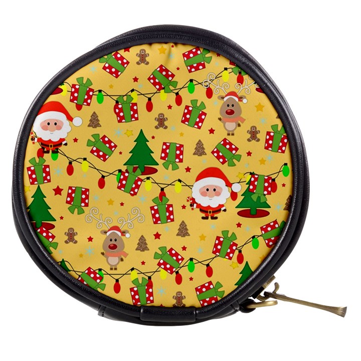 Santa and Rudolph pattern Mini Makeup Bags