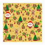 Santa and Rudolph pattern Medium Glasses Cloth (2-Side) Back