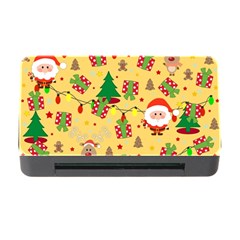 Santa And Rudolph Pattern Memory Card Reader With Cf by Valentinaart