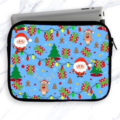 Santa And Rudolph Pattern Apple Ipad 2/3/4 Zipper Cases by Valentinaart