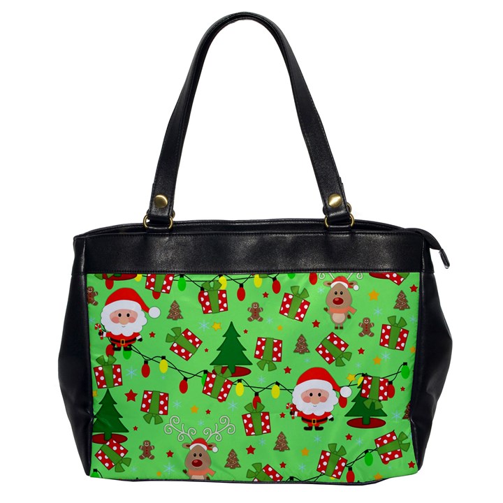 Santa and Rudolph pattern Office Handbags