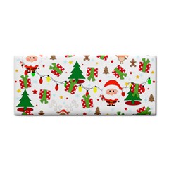 Santa And Rudolph Pattern Cosmetic Storage Cases by Valentinaart