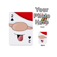 Santa  Playing Cards 54 (mini)  by Valentinaart