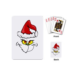 Grinch Playing Cards (mini)  by Valentinaart