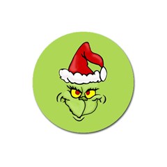 Grinch Magnet 3  (round) by Valentinaart