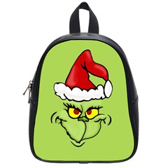 Grinch School Bag (small) by Valentinaart