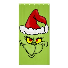 Grinch Shower Curtain 36  X 72  (stall)  by Valentinaart