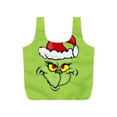 Grinch Full Print Recycle Bags (s)  by Valentinaart