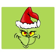 Grinch Double Sided Flano Blanket (medium)  by Valentinaart