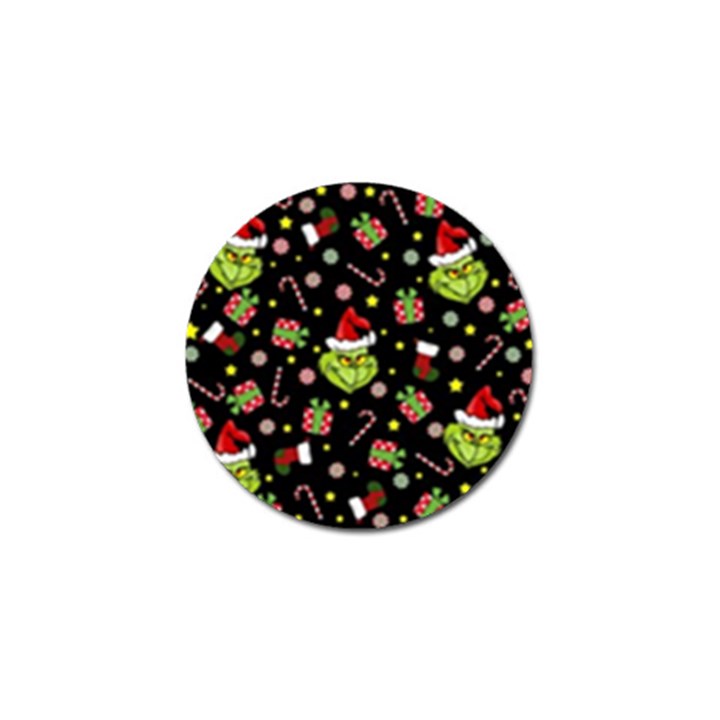 Grinch pattern Golf Ball Marker (4 pack)